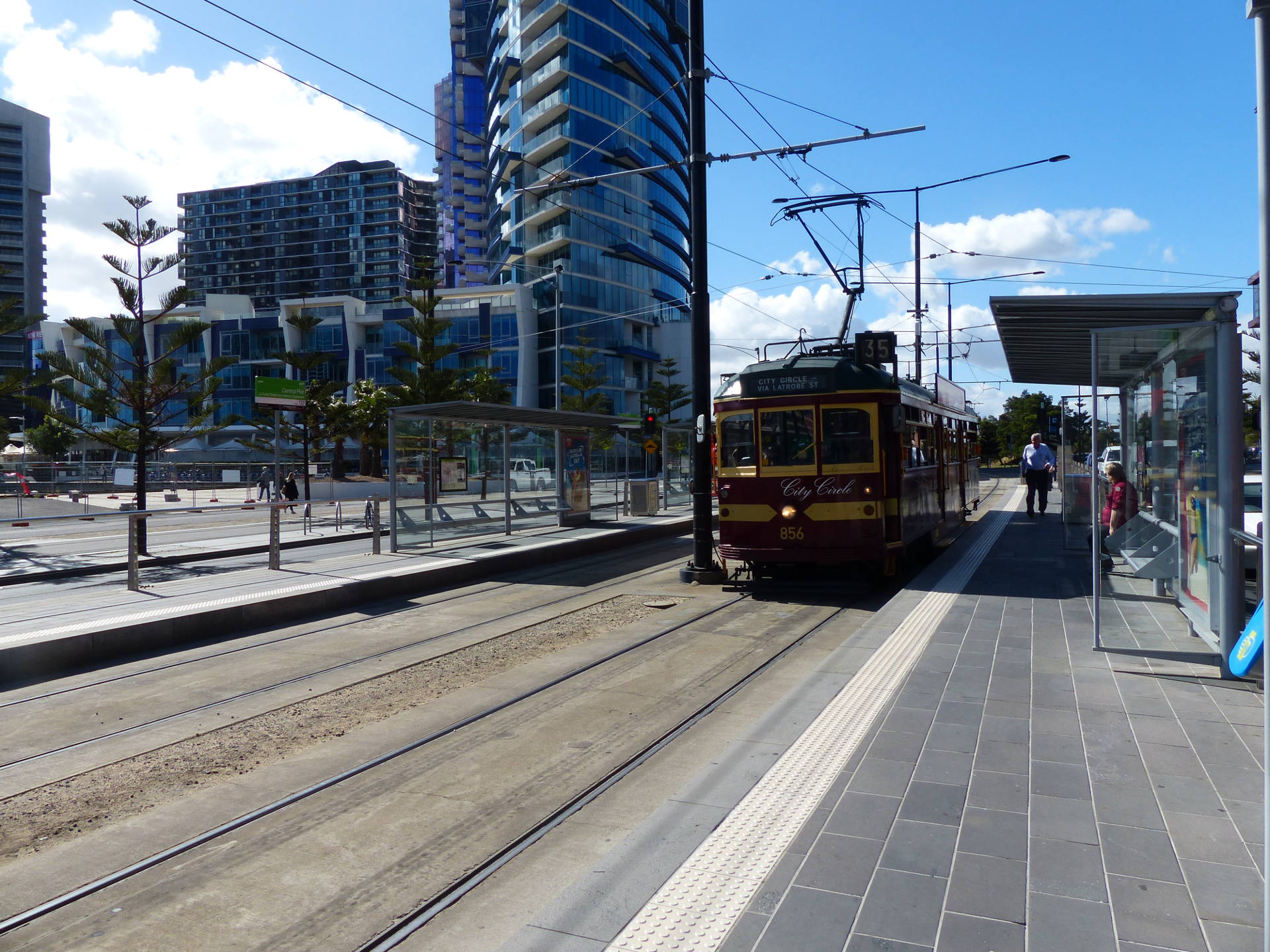 City Circle Tram in den Docklands