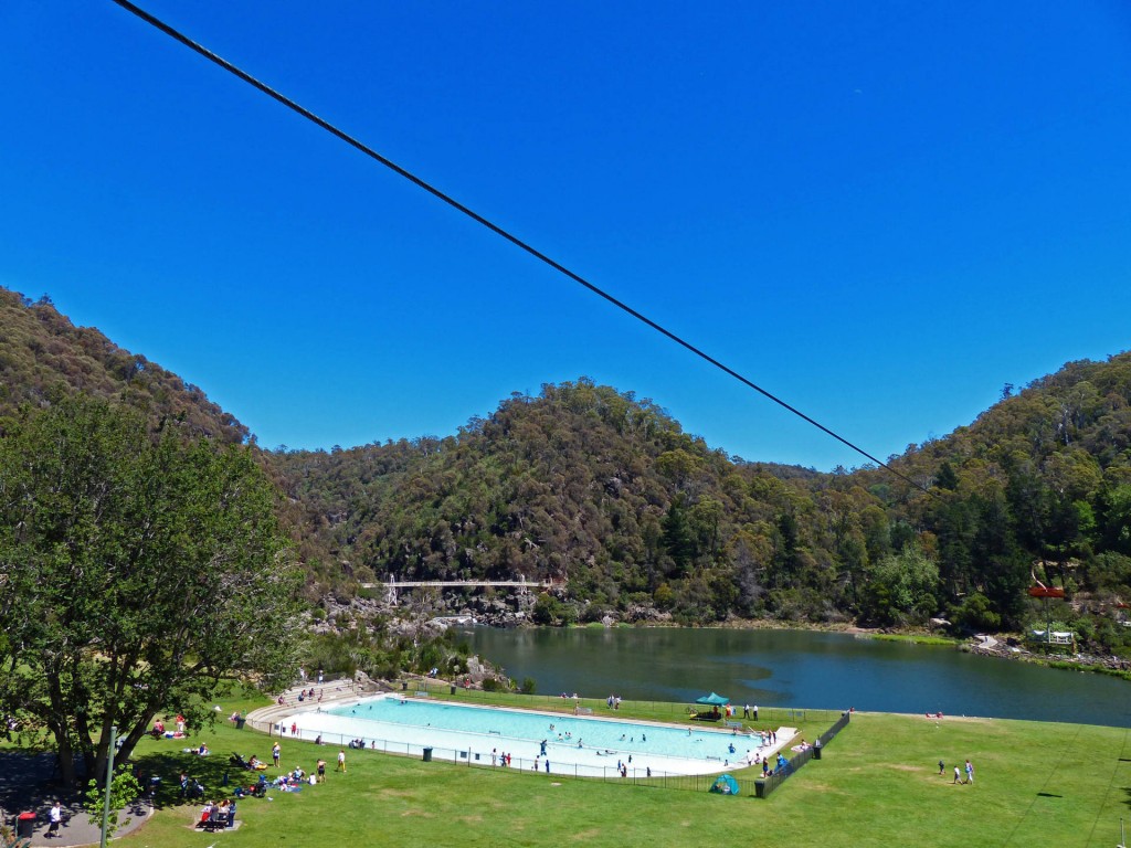 Cataract Gorge und First Basin, Lanceston