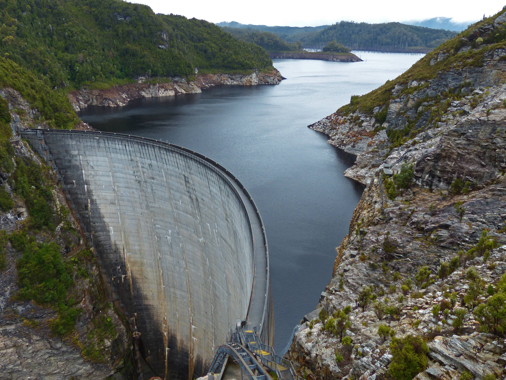 Gordon River Staudamm, Tasmanien