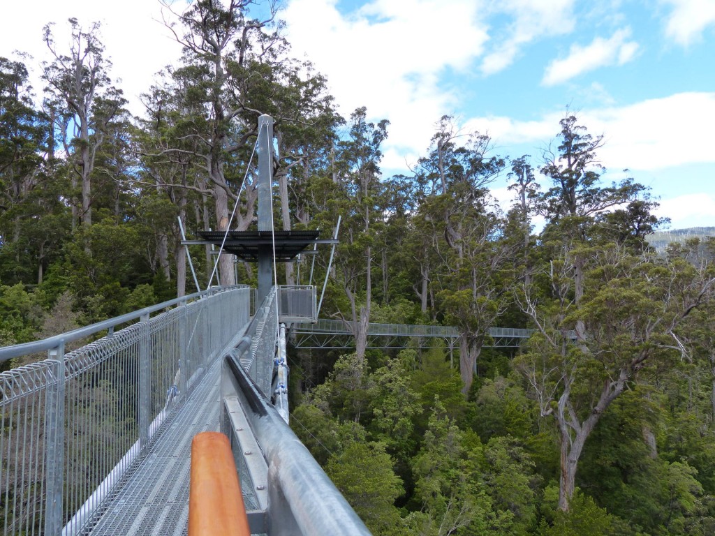 Tahune AirWalk Stahlgerüst, Tasmanien