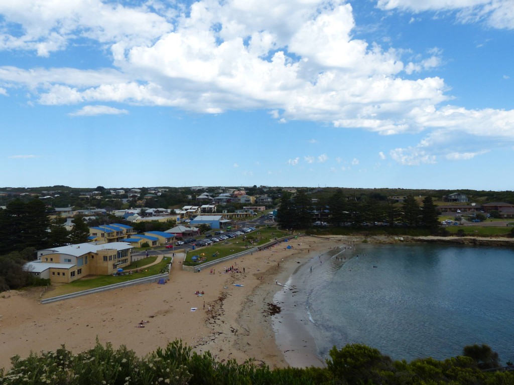 Blick auf den Strand von Port Campbell