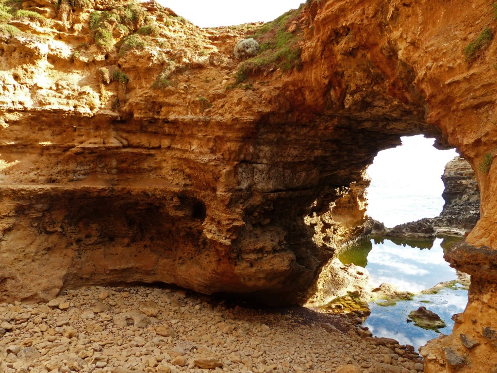 Spiegelungen bei The Grotto auf der Great Ocean Road